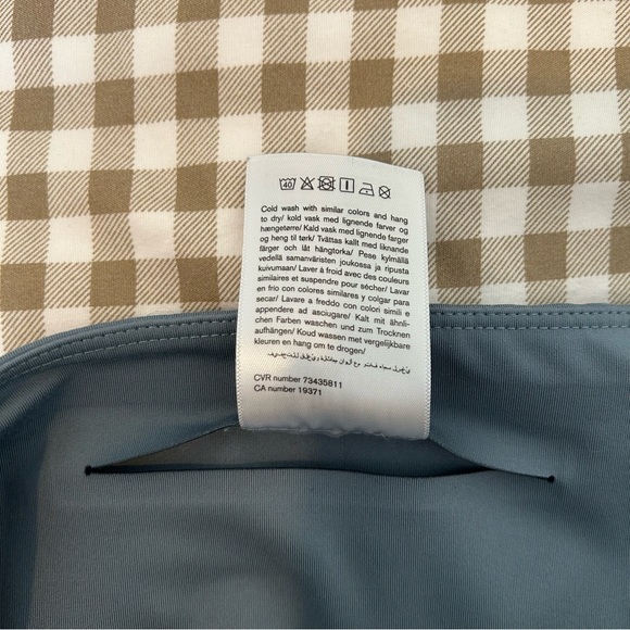 Girlfriend Collective Blue ‘Lagoon’ Compressive High-Rise Leggings | Size L - Picture 9 of 15